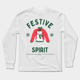 Festive Spirit Christmas Long Sleeve T-Shirt